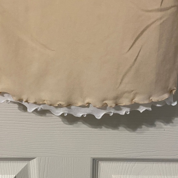 Free people intimately Beige Short Sleeve Tee NWOT - Picture 7 of 8